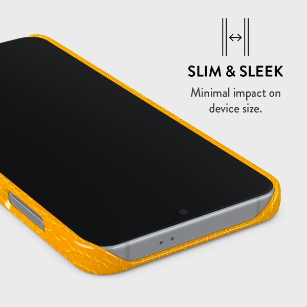 Canary Yellow - Snake Skin Samsung Galaxy S24 Plus Case Fashion - Image 4