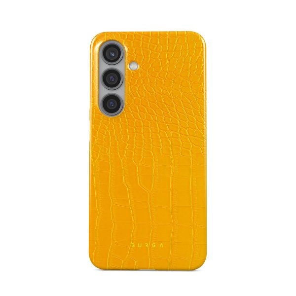 Canary Yellow - Snake Skin Samsung Galaxy S24 Plus Case Fashion