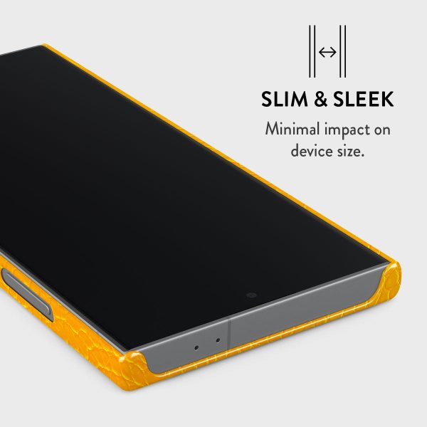 Canary Yellow - Snake Skin Samsung Galaxy S24 Ultra Case Supply - Image 4