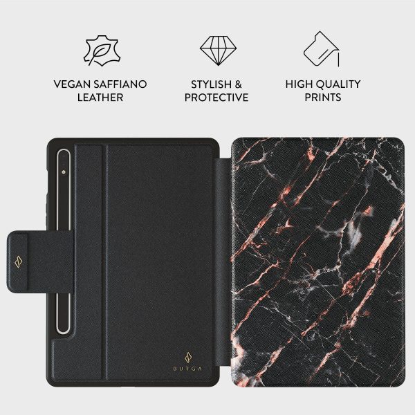 Rose Gold Marble - Samsung Galaxy Tab S8+ S7+ S7 FE Case Online - Image 2