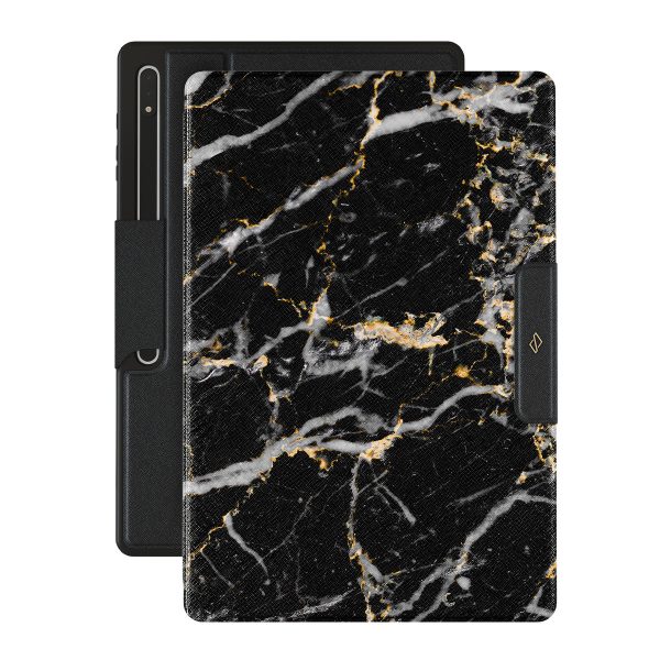Make A Wish - Gold Marble Samsung Galaxy Tab S8 Ultra Case For Cheap