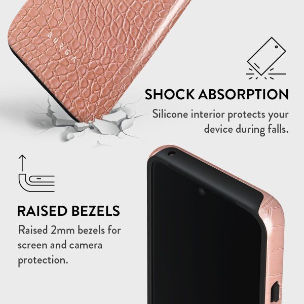 Pink Croco - Google Pixel 8 Case Cheap - Image 4