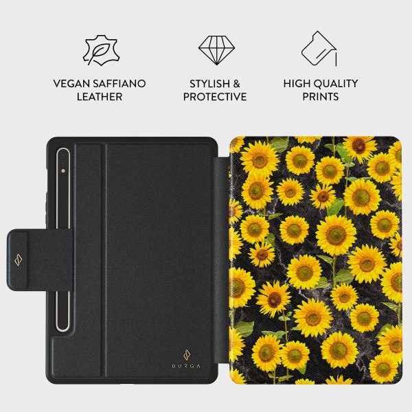 Sunflower Glimmer - Samsung Galaxy Tab S8+ S7+ S7 FE Case Fashion - Image 2