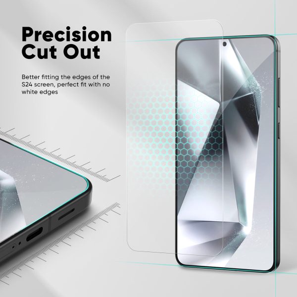 FLOLAB NanoArmour ONETIME Samsung Galaxy S25 Screen Protector Anti Microbial, Fingerprint ID Compatible Cheap - Image 4