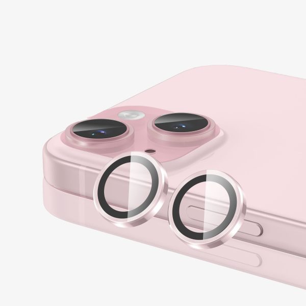 NanoArmour iPhone 15 Plus    iPhone 15 Camera Protector - Pink Online - Image 3