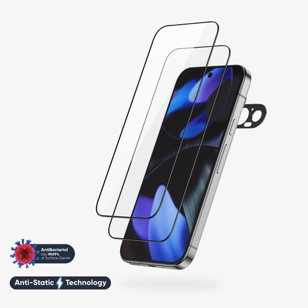 NanoArmour Google Pixel 9 Pro XL Screen Protector - Edge-to-Edge, Anti-Static, TruColor For Sale