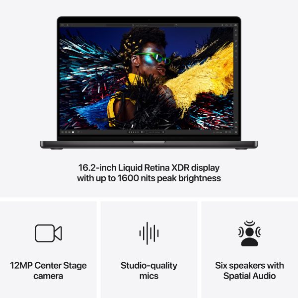 (CTO) Apple MacBook Pro 16-in M4 Pro 14C CPU   20C GPU, 24GB, 1TB - Space Black - Z1FT000CV Online Hot Sale - Image 5
